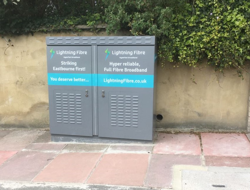 Lightning Fibre street cabinet